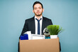 © AntonioDiaz - Portrait of an hispanic man leaving his office job