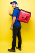 © AntonioDiaz - Cheerful attractive young man making a delivery
