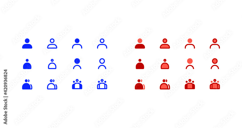 Standard User Vsadmin Vector Admin user client customer team illustration vector icon Stock Vector ...