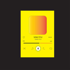 template music player for handphone.