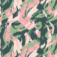 Wall Mural - Fashionable camouflage pattern, vector illustration.Military print  Vector wallpaper