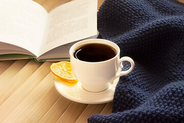 tea, a blanket and a book