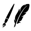 © Arcady - Feather pen vector icon