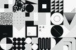 © Normform - Brutalism Inspired Artwork Of Modern Abstract Vector Pattern Graphics With Bold Geometric Shapes And Forms
