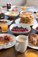 Wall Mural - Big family breakfast