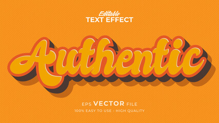 Wall Mural - Editable text style effect - Retro text style theme