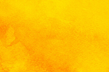 Abstract yellow watercolor background texture