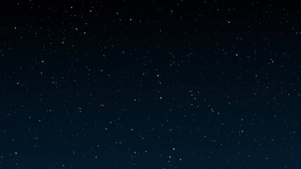Wall Mural - shinny stars animation on black background.graphic motion overlay effect loop with galaxy sky twinkl
