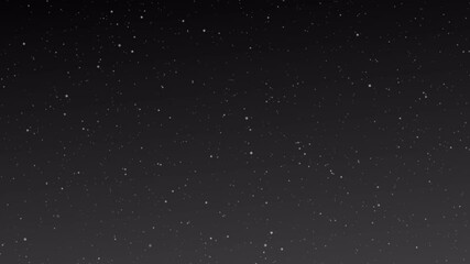 Wall Mural - shinny stars animation on black background.graphic motion overlay effect loop with galaxy sky twinkl