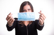 © Adam Radosavljevic - Facemask best prevention against coronavirus is a face mask stock photo