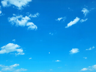 blue sky with clouds