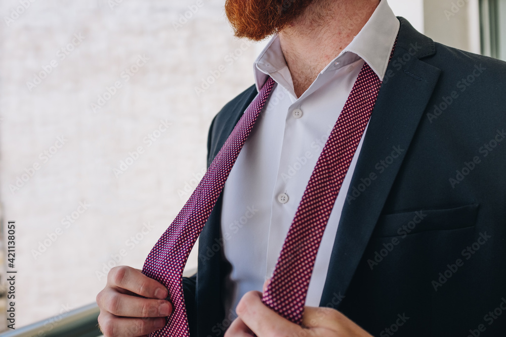 untied necktie