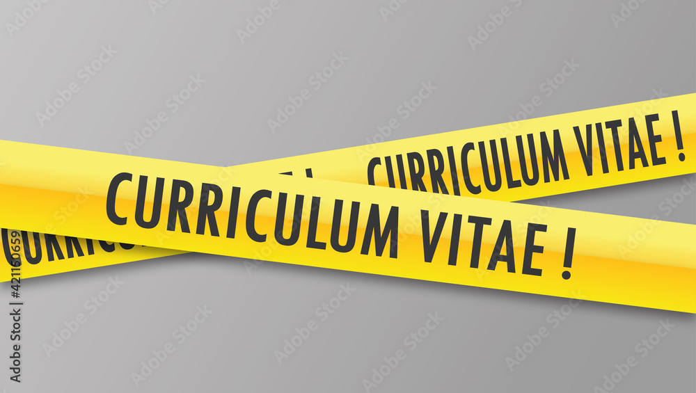 Logo curriculum vitae. Stock Vector | Adobe Stock