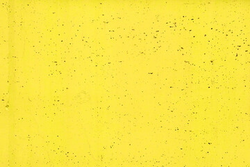 Poster - yellow painted concrete wall background