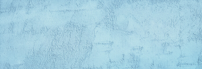 Wall Mural - blue painted texture. toned concrete wall background. decorative plaster. light blue abstract backgr