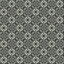 Green And Beige Geometric Seamless Repeat Pattern.