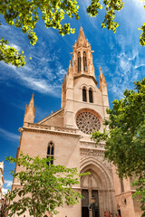 Basilica Santa Eulalia in Palma de Majorca 