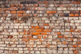 Fototapeta Desenie - Fragment of an old brick wall