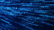 © Ihor - Cyberspace background with a set of numbers. Big data visualization. Abstract matrix. Technology or science banner. 3d