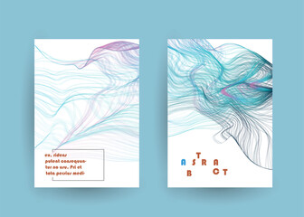 Modern colorful flow poster. Wave Liquid Form. Artistic design for your design project. Vector illustration EPS10.