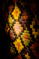 Wall Mural - Woven Manuscript Textiles in Chiangmai Province