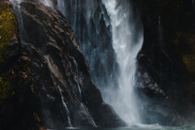 Scenic View Of Waterfall