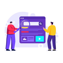 Sticker - 
Website analytics flat illustration editable vector 

