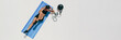 © Jacob Lund - Fitness woman doing workout on a yoga mat