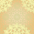 © Jahid - Mandala Background.Abstract floral Islamic design.Oriental floral ornament with mandala.
