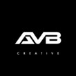 AVB Letter Initial Logo Design Template Vector Illustration