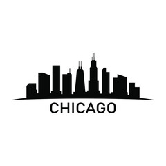 Wall Mural - Chicago skyline