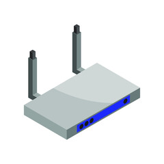 Canvas Print - Isometric router