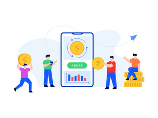 Wall Mural - 
Download flat illustration of secure payment 

