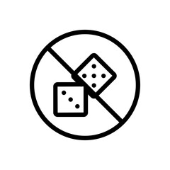 Poster - banned dice