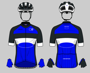 Poster - Cycling team jersey biking uniform