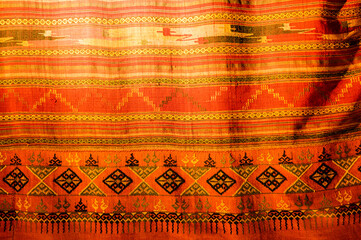 Canvas Print - Sin Tin Jok Cloth from Wiang Sa District