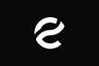 ZC logo letter design on luxury background. CZ logo monogram initials letter concept. ZC icon logo design. CZ elegant and Professional letter icon design on black background. Z C CZ ZC