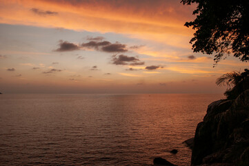 Poster - After the sunset, Patong beach, Thailand