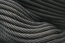 Full Frame Shot Of Abstract Background Made By Metal Cable