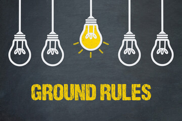 Fototapete - Ground Rules 
