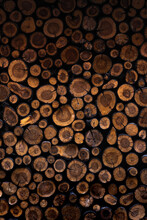 Full Frame Shot Of Logs
