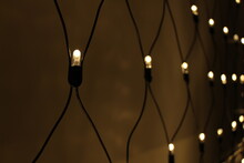 Close-up Of Illuminated Light Bulbs