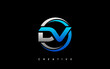 © makrufi - DV Letter Initial Logo Design Template Vector Illustration