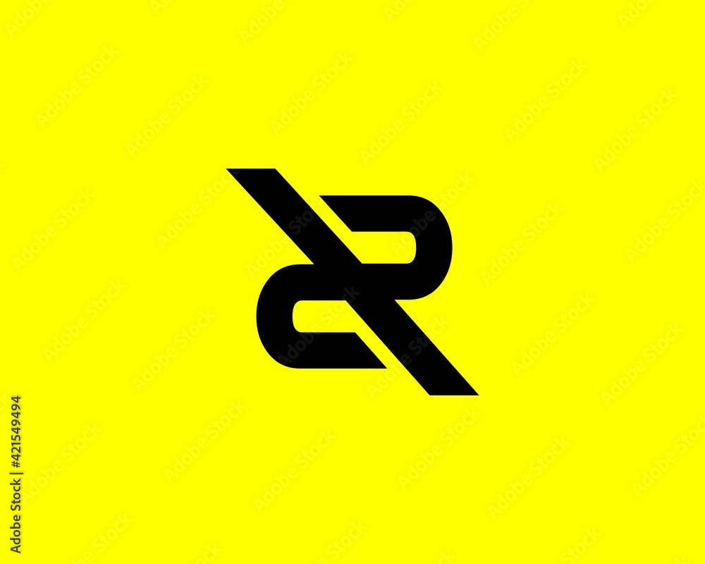 RR R Letter logo design vector template Stock Vector | Adobe Stock