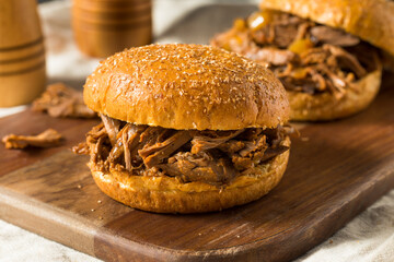 Sticker - Homemade Pot Roast Shredded Beef Sandwich