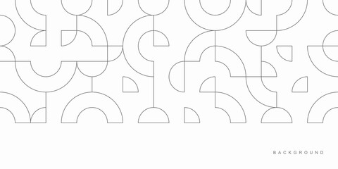 Abstract geometric technological background. Vector creative design.