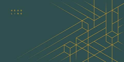 Abstract geometric technological background. Vector creative design.