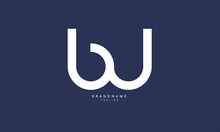 Alphabet Letters Initials Monogram Logo BW, WB, B And W
