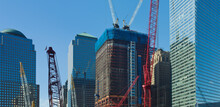 USA, New York, New York City, Construction Site Of World Trade Center