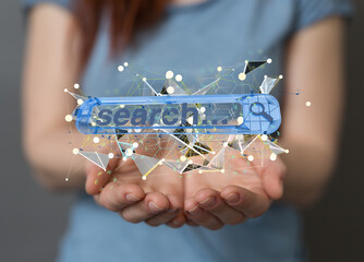 develop interface web application in hand